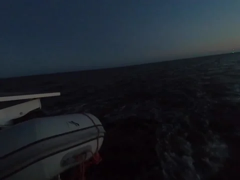 Dinghy at Night 動画素材 165015373