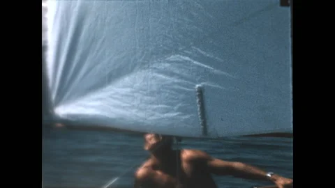 Dinghy Practice 1965 Stock Footage 147893575