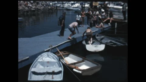 The Dinghy Race 1973 Stock Footage 159760275