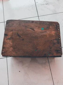 Dingklik or stool or bench Stock Photos