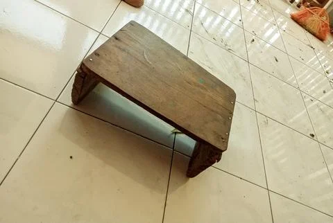 Dingklik or stool or bench 写真素材