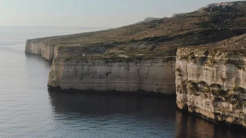 Dingli Cliffs at Sunset Stock Footage 113013377