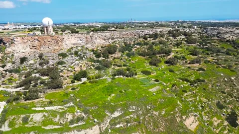 Dingli High Cliffs, Malta, aerial shots Stock Footage 270371777