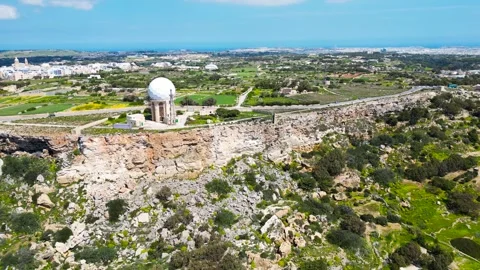 Dingli High Cliffs, Malta, aerial shots Stock Footage 270371778