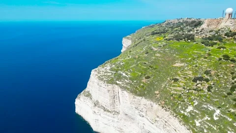 Dingli High Cliffs, Malta, aerial shots Stock Footage 270371793