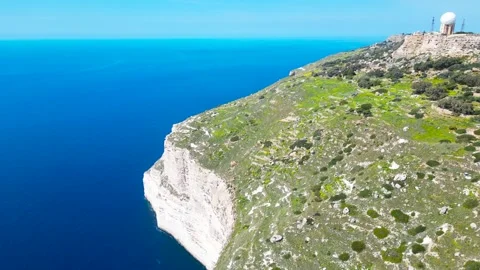 Dingli High Cliffs, Malta, aerial shots Stock Footage 270371795