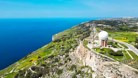 Dingli High Cliffs, Malta, aerial shots Stock Footage 270371821