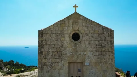 Dingli High Cliffs, Malta, aerial shots Stock Footage 270371822