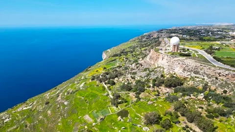 Dingli High Cliffs, Malta, aerial shots Stock Footage 270371826