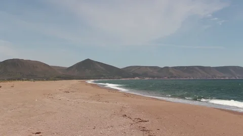 DINGWALL, CANADA -Dingwall Beach in Cape Breton, Nova Scotia Stock Footage 80136849