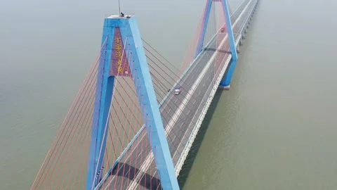 Dingziwan bridge of Qingdao Stock-Footage 197986564