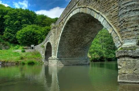 Dinham bridge, ludlow Stock Photos