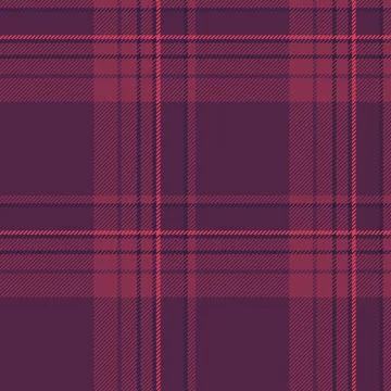 Dining background texture seamless, deep tartan check textile. Textured pat.. Stock Illustration
