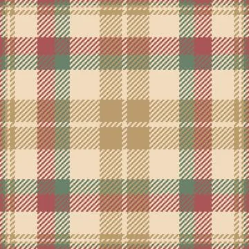Dining check textile plaid, loft pattern vector texture. Worn fabric tartan.. Stock Illustration