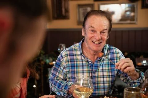 Dining With a Friend Stockfoto's