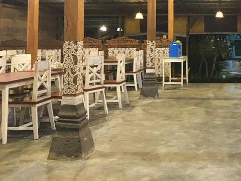 The dining hall Stock Photos