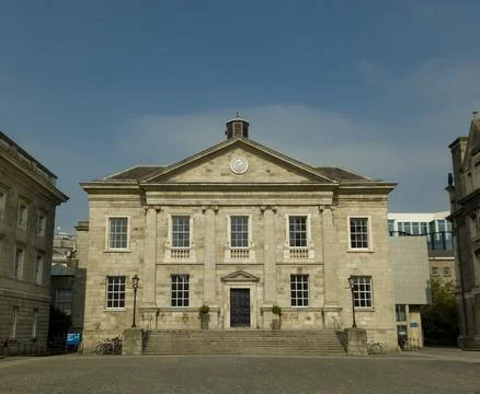 The Dining Hall at Trinity College in Dublin, Ireland Foto stock