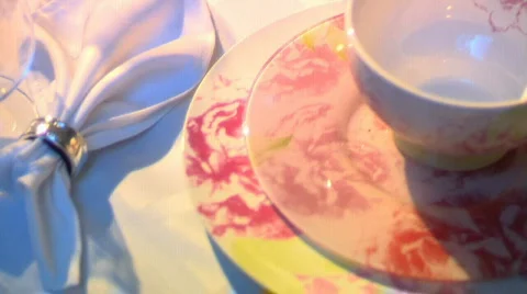 Dining room 009 Stock Footage 289295