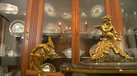 Dining room decor Stock Footage 651748