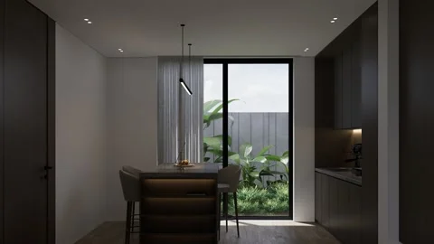 Dining Room Illustration Design Stock Footage 278643523