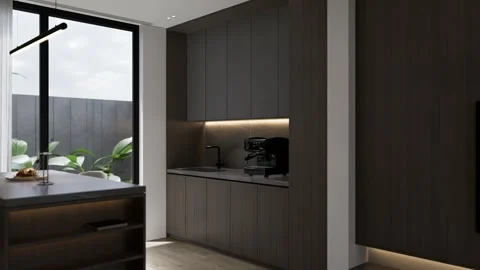 Dining Room Illustration Design Stock Footage 278643549