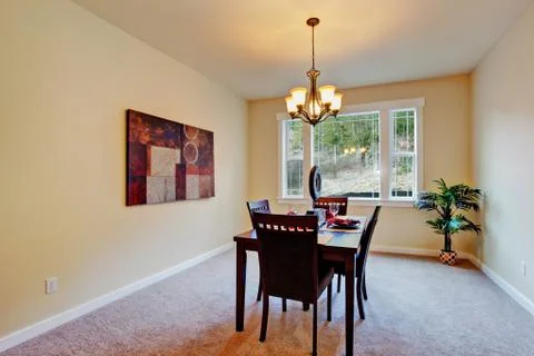Dining room interior Stock Photos