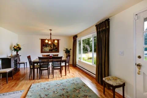 Dining room interior Stock Photos