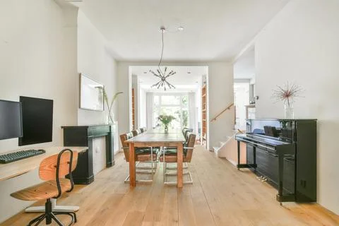 Dining room interior Stock Photos