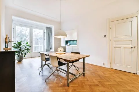 Dining room interior Stock Photos