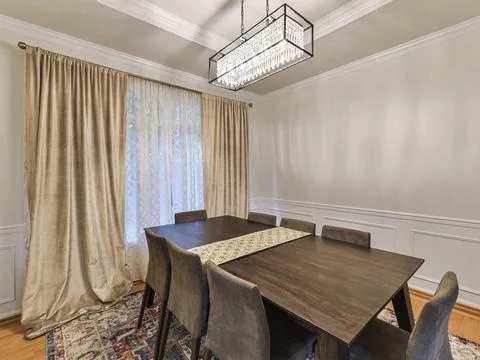 Dining room interior Stock Photos