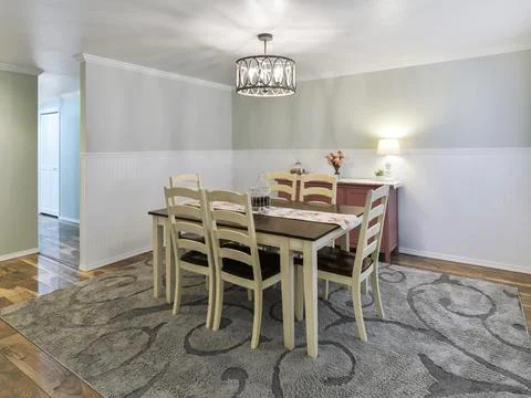 Dining room interior Stock Photos