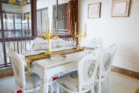 Dining room Stock Photos