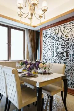 Dining room Stock Photos