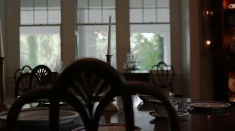 Dining Room Table 動画素材 26834073