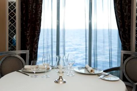 Dining room table Foto stock