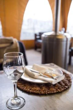 Dining set-up Stock Photos