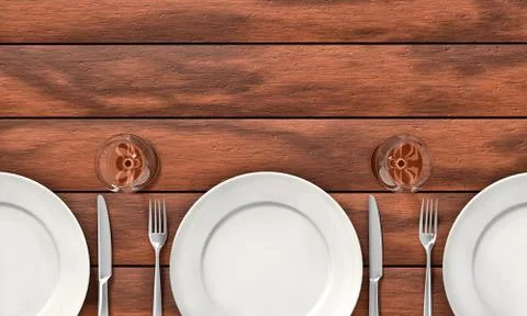 Dining table background Foto stock