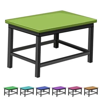 Dining table dining cartoon vector graphic Illustrazione stock