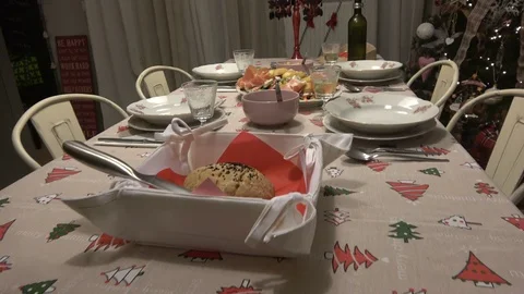 Dining Table at Home Stock Footage 85962766