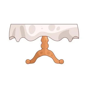 Dining Table illustration Stock Illustration