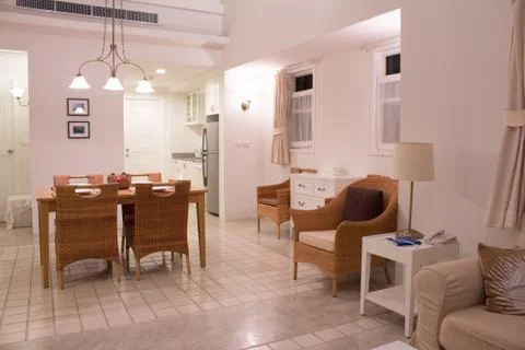 Dining table Stock Photos