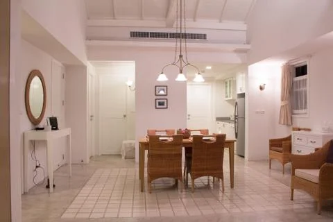 Dining table Stock Photos