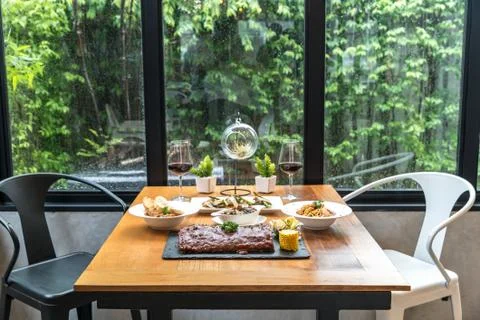 Dining table Stock Photos