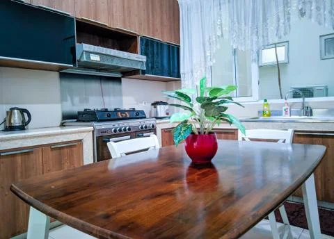 Dining tables room Stock Photos