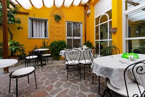 Dining terrace Stock Photos