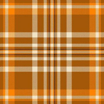 Dining vector plaid fabric, packing texture seamless background. Hippie che.. Stock Illustration