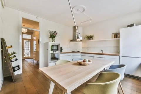 Dining zone design Stock Photos