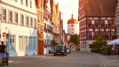 Dinkelsbuehl in Germany Stock Footage 115592507
