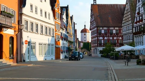 Dinkelsbuehl in Germany Stock Footage 122297014