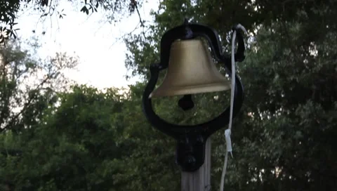 The Dinner Bell Ringing Stock Footage 5504160